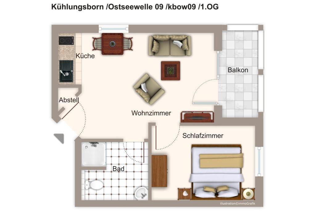 Ostseewelle Ostseewelle 009 Kuehlungsborn Ngoại thất bức ảnh